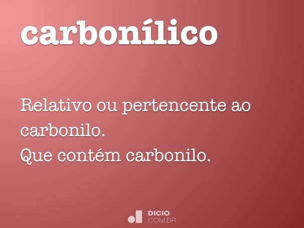 carbonílico