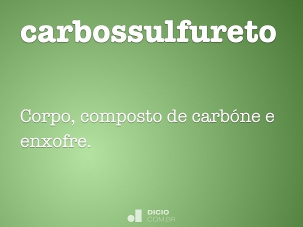 carbossulfureto