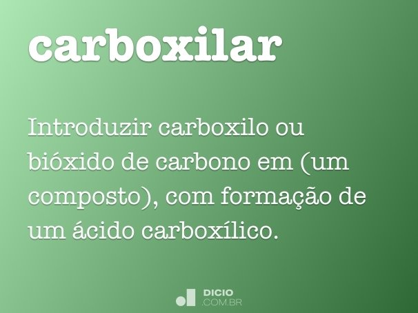 carboxilar