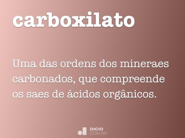 carboxilato