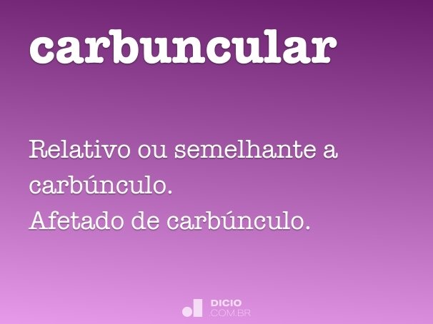 carbuncular