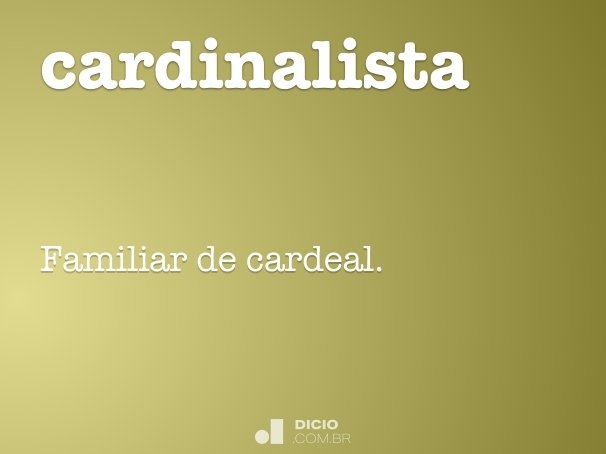 cardinalista