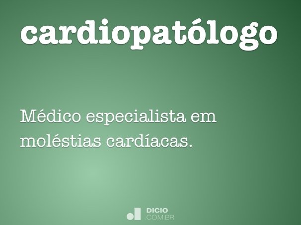 cardiopatólogo