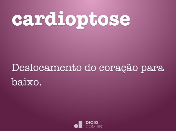 cardioptose