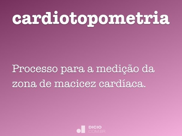 cardiotopometria