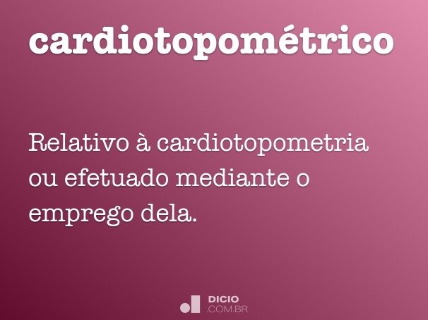 cardiotopométrico