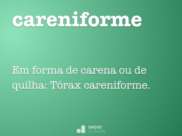 careniforme