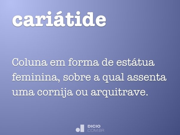 CARIATIDE - Il Glossario de l'ARTEdaParte 