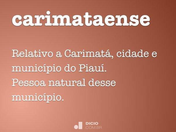 carimataense