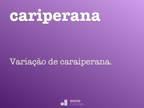 cariperana