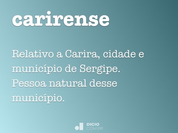 carirense