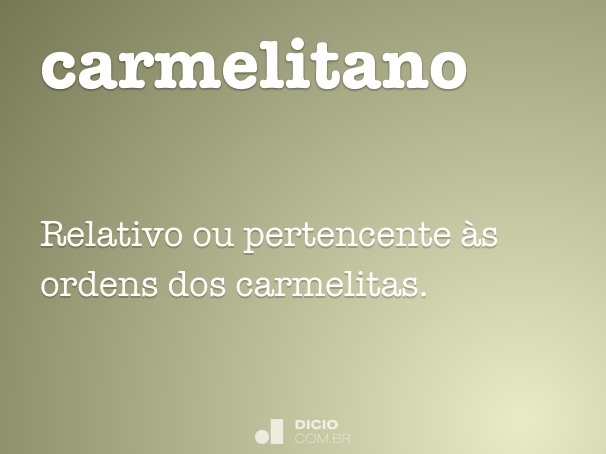 carmelitano