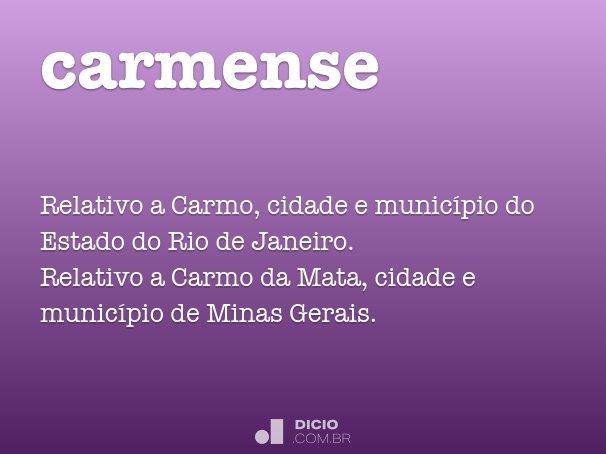 carmense