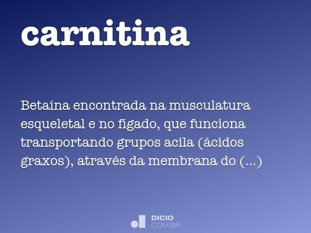carnitina