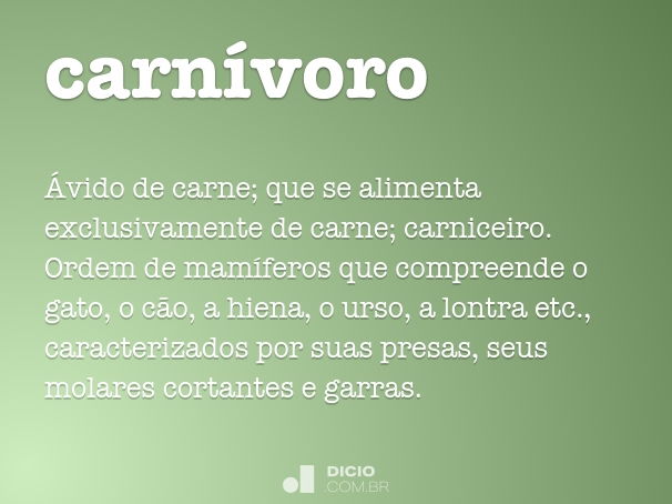 carnívoro