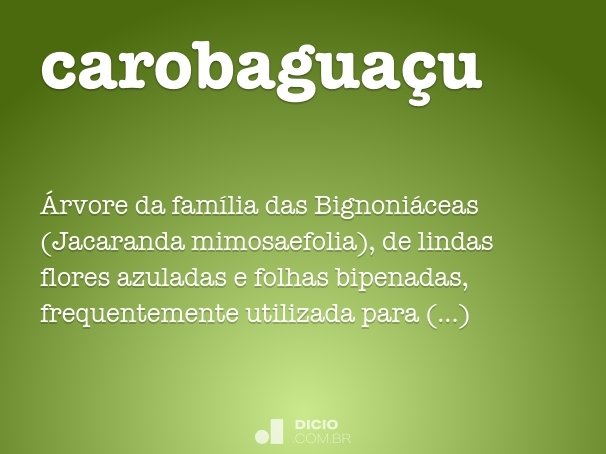 carobaguaçu