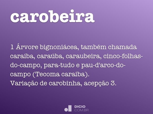 carobeira