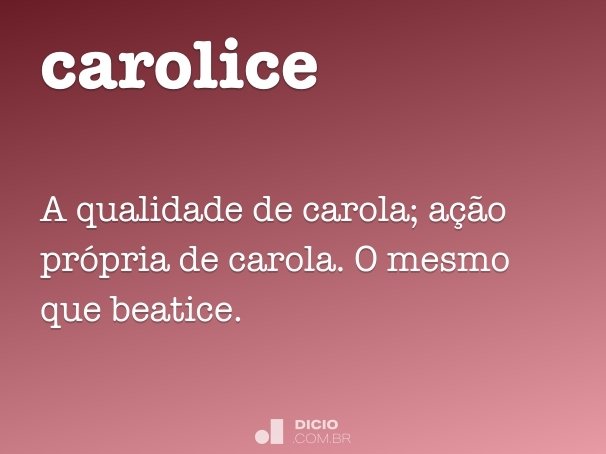 carolice