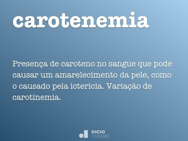 carotenemia