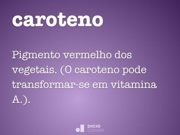 caroteno