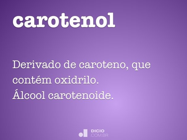 carotenol