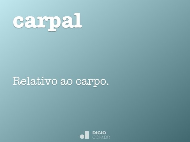 carpal