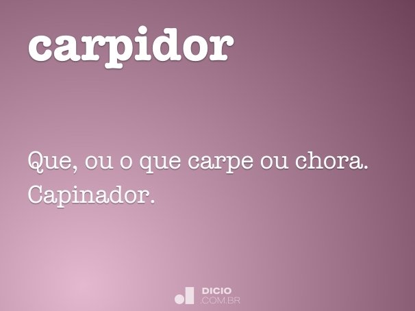 carpidor
