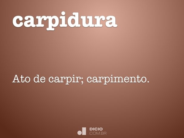 carpidura