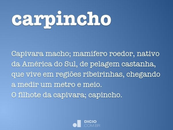 carpincho