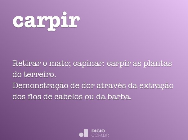 carpir