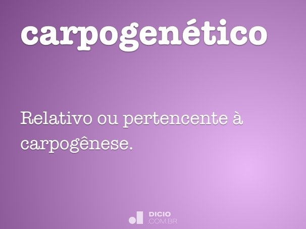 carpogenético