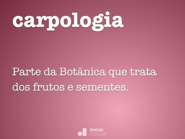 carpologia