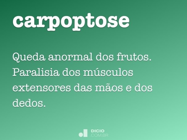 carpoptose