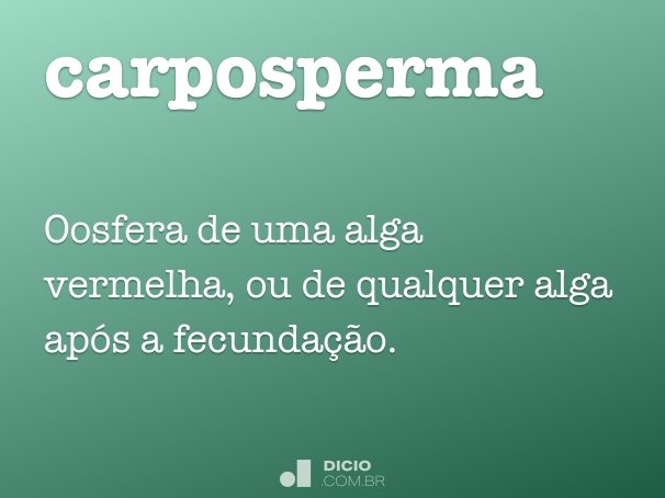 carposperma