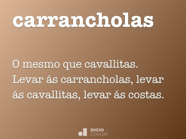 carrancholas