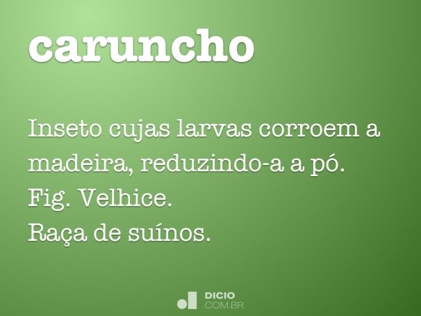 caruncho