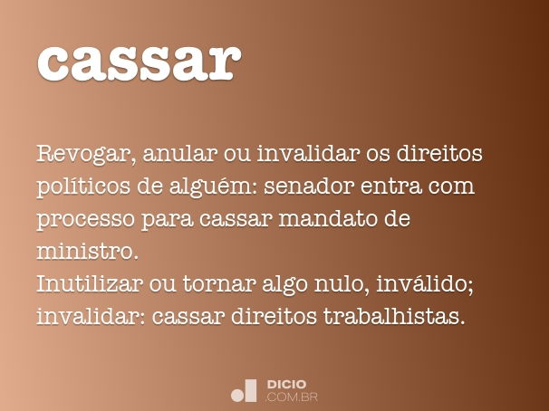 Cassar ou caçar: qual é o certo? - Brasil Escola