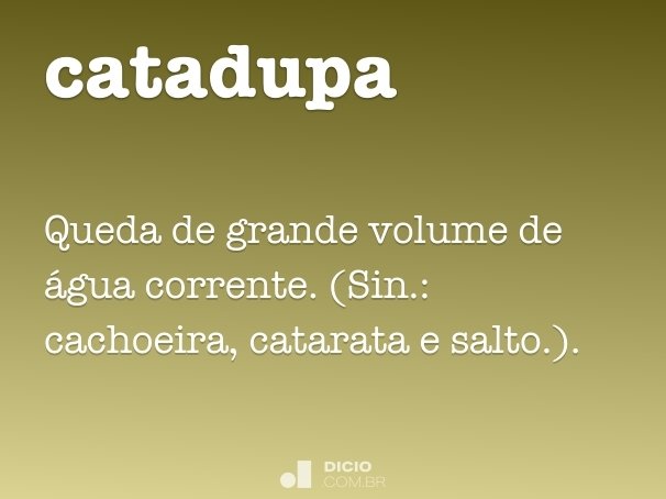 catadupa