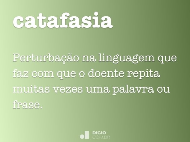 catafasia