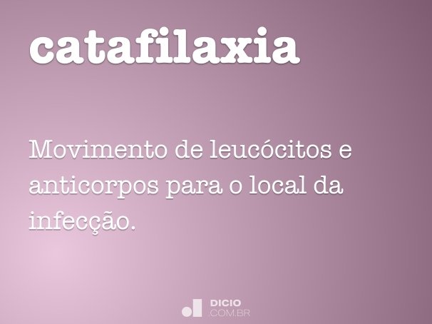 catafilaxia