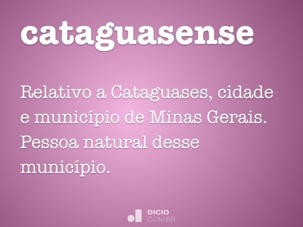 cataguasense