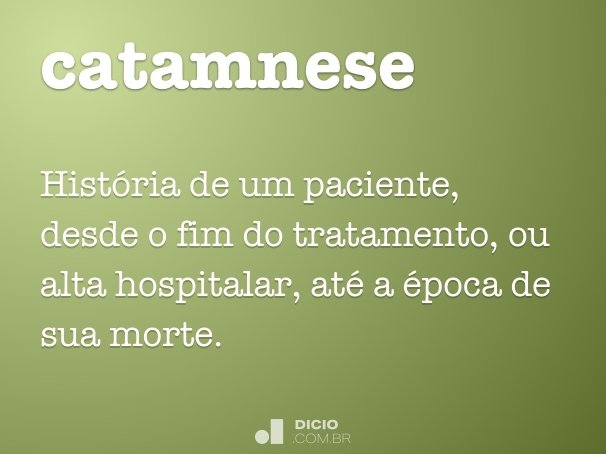 catamnese