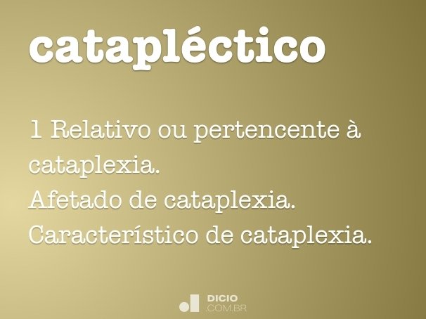 catapléctico