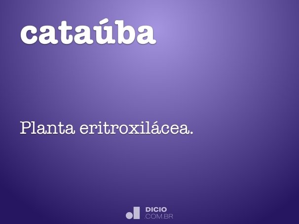 cataúba