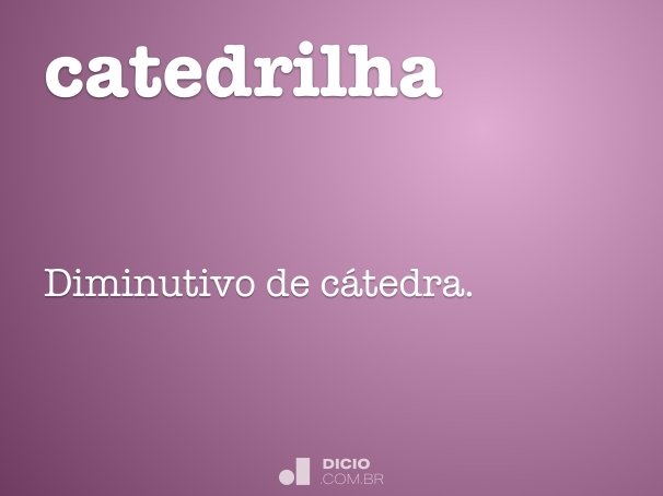 catedrilha