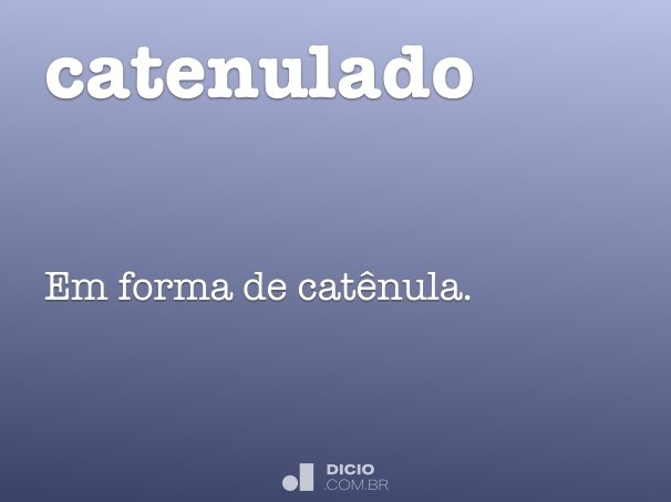 catenulado