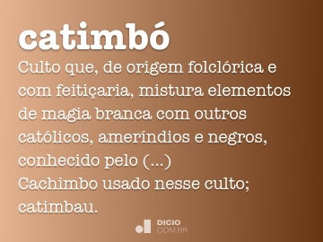 Cambito - Dicio, Dicionário Online de Português