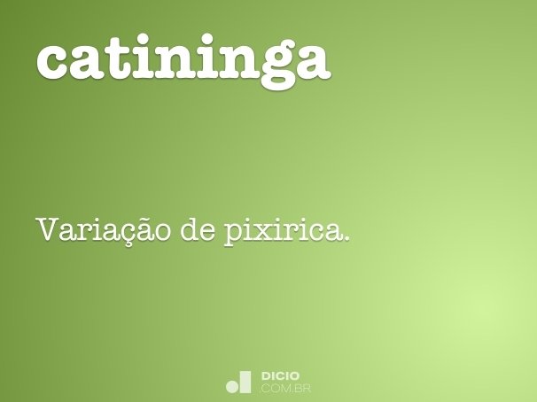 catininga
