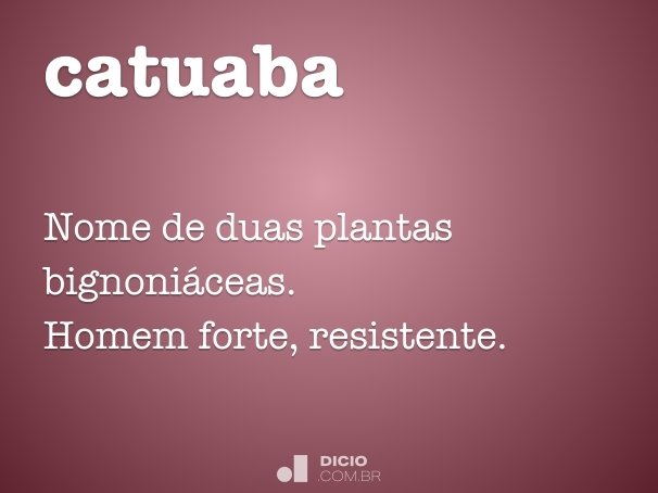 catuaba