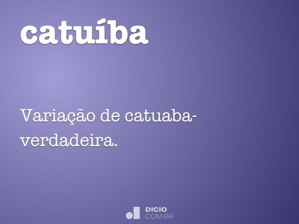 catuíba